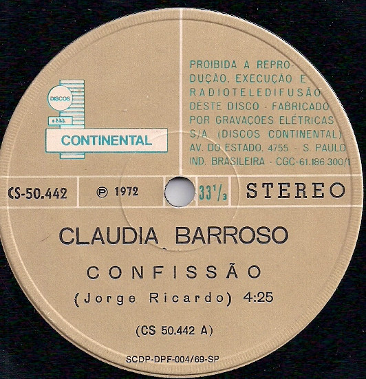 télécharger l'album Claudia Barroso - Confissão Vai Não Te Quero Mais