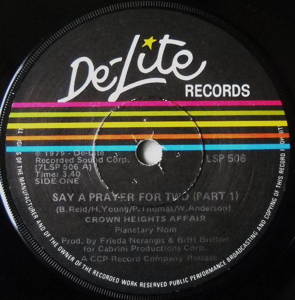 Crown Heights Affair – Say A Prayer For Two (1978, Vinyl) - Discogs