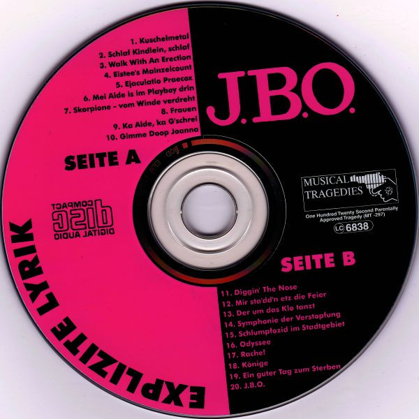 lataa albumi JBO (James Blast Orchester) - Explizite Lyrik