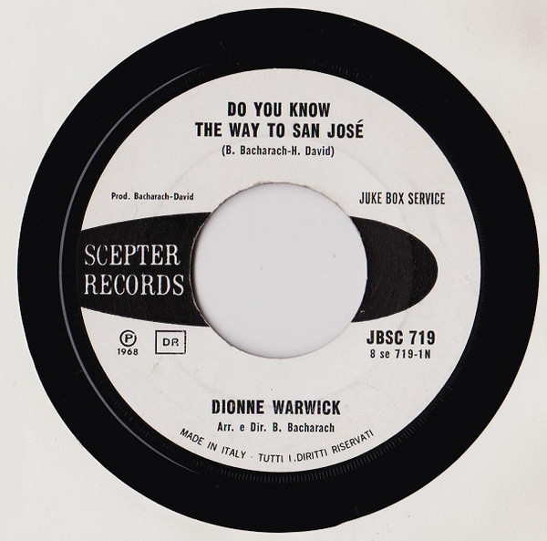 lataa albumi Download Dionne Warwick - Do You Know The Way To San Jose album
