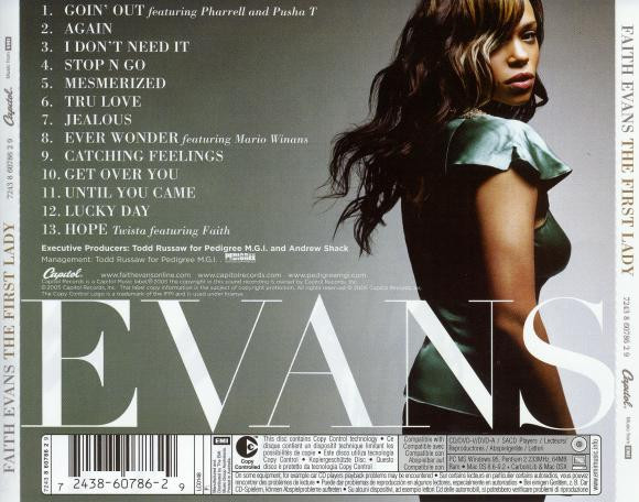 Faith Evans – The First Lady (2005, CD) - Discogs