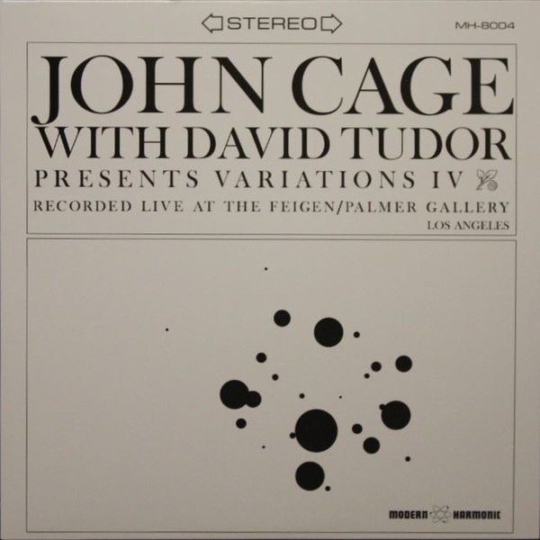 lataa albumi John Cage With David Tudor - Variations IV