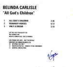 Cover of All God's Children, 1999, CDr