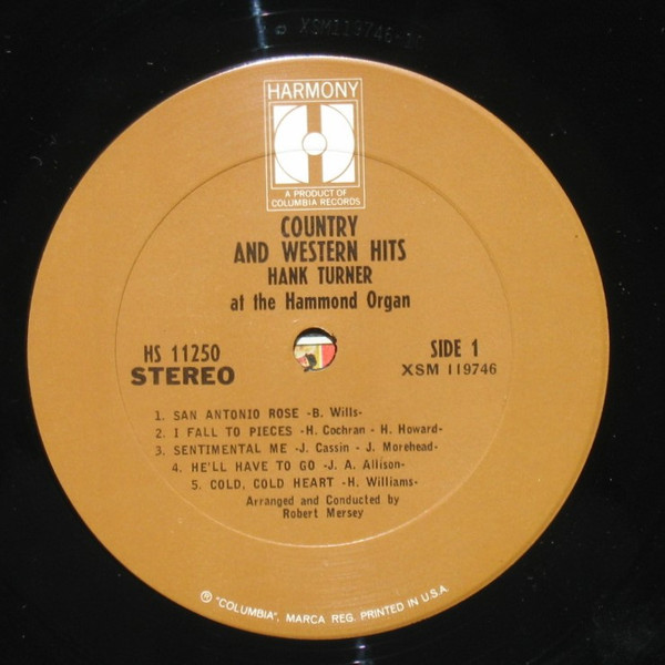 lataa albumi Hank Turner - Country And Western Hits