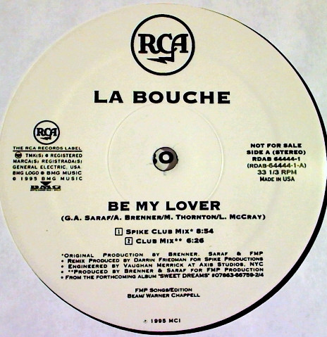 La Bouche – Be My Lover (1995, Vinyl) - Discogs