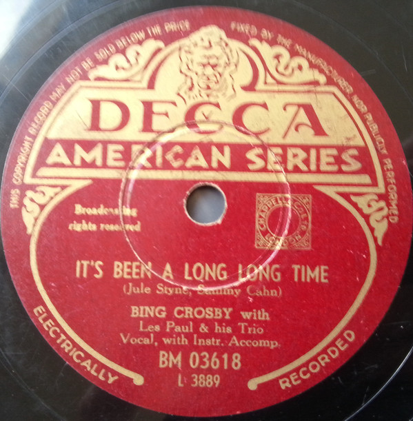 last ned album Bing Crosby With Les Paul & His Trio - Its Been A Long Long Time Whose Dream Are You