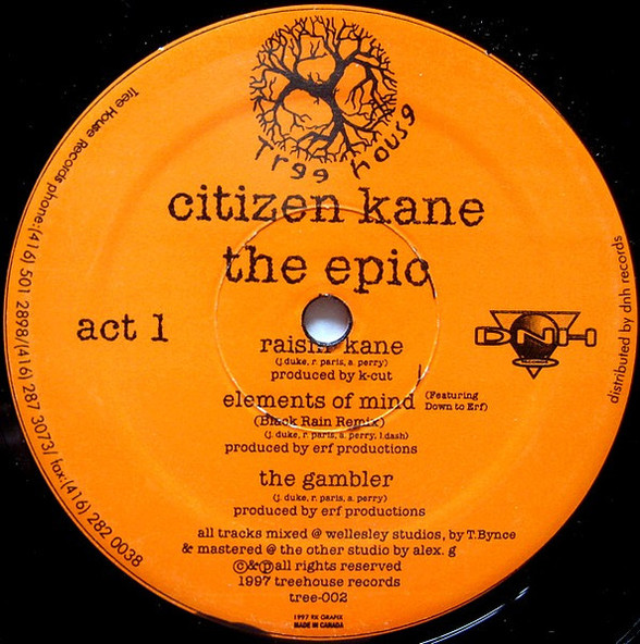 Citizen Kane – The Epic (1997, Vinyl) - Discogs
