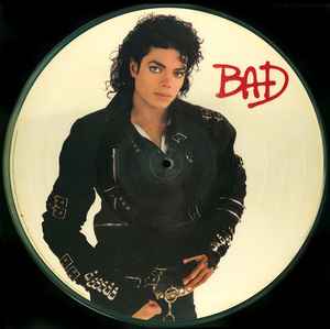 LP de vinilo Michael Jackson BAD Japón con postal promocional OBI 1987