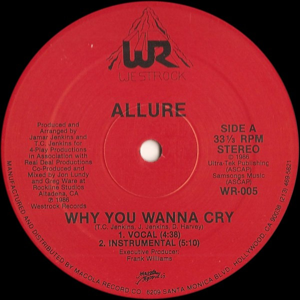 ladda ner album Allure - Why You Wanna Cry