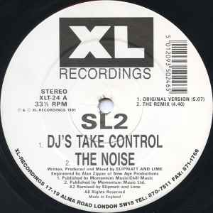 SL2 - DJ's Take Control / Way In My Brain album cover