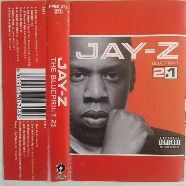  Jay-Z The Blueprint 2.1 RIAA 3x Multi-Platinum Album  Award –