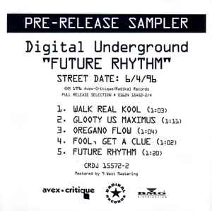 Digital Underground – Future Rhythm (1996, CD) - Discogs