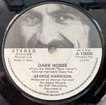 Cover of Dark Horse, 1975, Vinyl