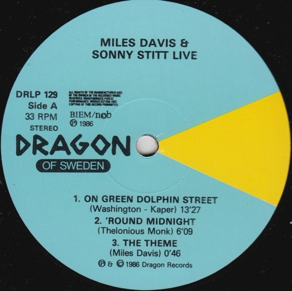 descargar álbum Miles Davis & Sonny Stitt - Live In Stockholm 1960
