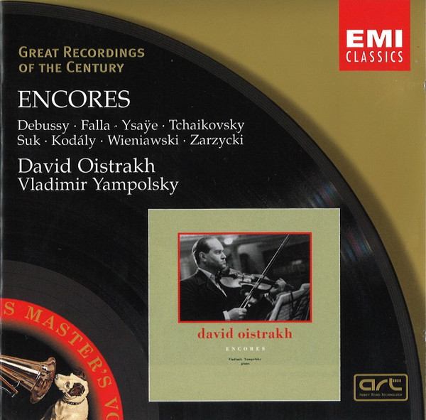 David Oistrakh, Vladimir Yampolsky - Encores | Releases | Discogs