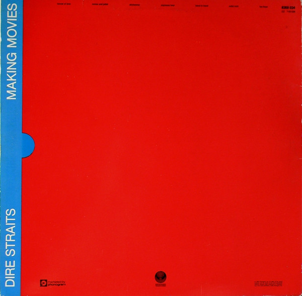 Dire Straits – Making Movies (1980, Spaceship Labels, Vinyl) - Discogs