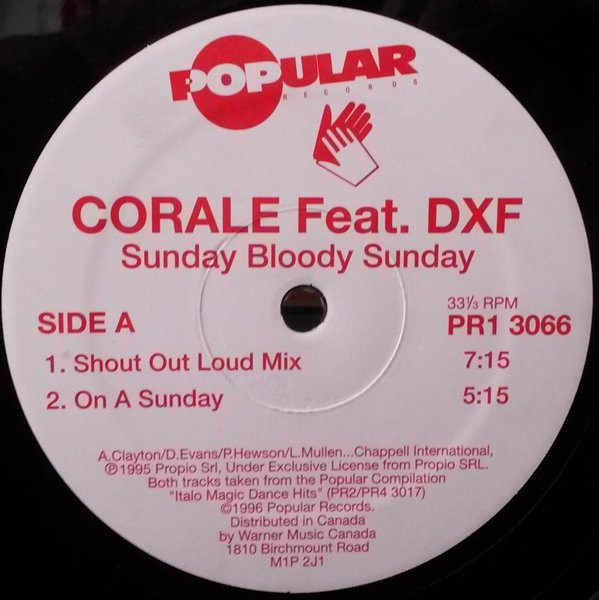 last ned album Corale Feat DXF GEM Feat Martina - Sunday Bloody Sunday Batufest Como El Viento
