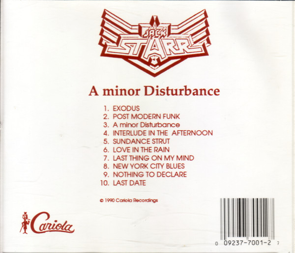 télécharger l'album Jack Starr - A Minor Disturbance