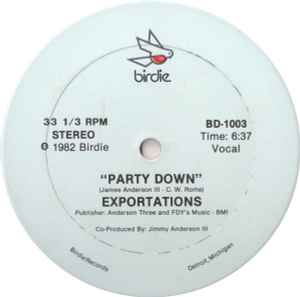 Exportations - Party Down album cover
