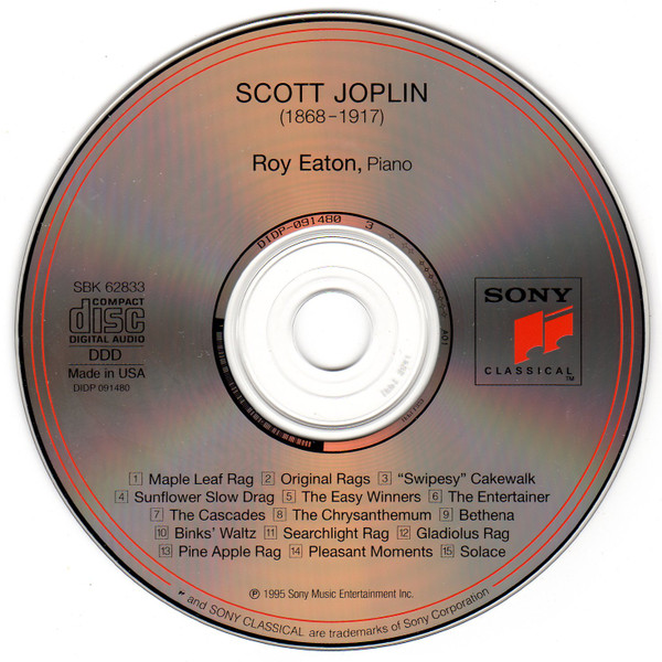 descargar álbum Joplin, Roy Eaton - Joplin Piano Rags