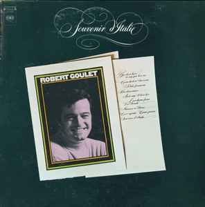 Robert Goulet - Souvenir D'Italie album cover