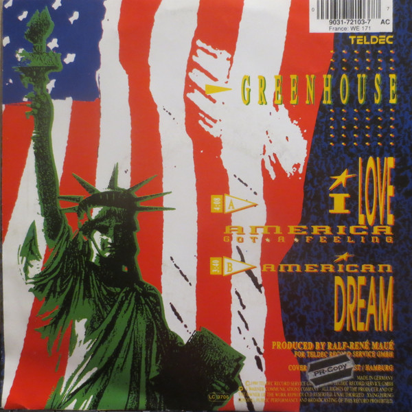 baixar álbum Greenhouse - I Love America Got A Feeling