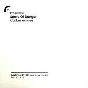 Presence – Sense Of Danger (Calibre Remixes) (2010, White Vinyl