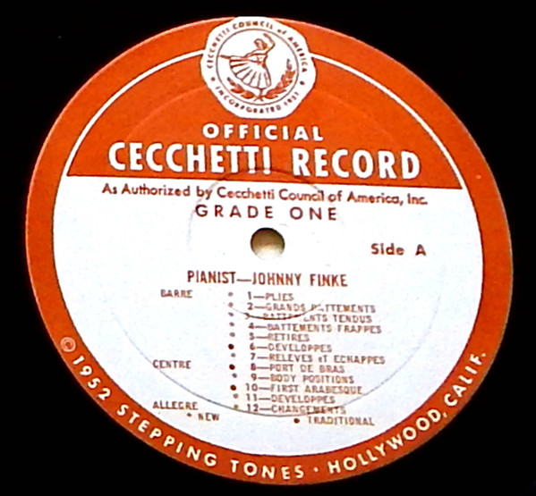 Album herunterladen Johnny Finke - Grade One Cecchetti Ballet Record
