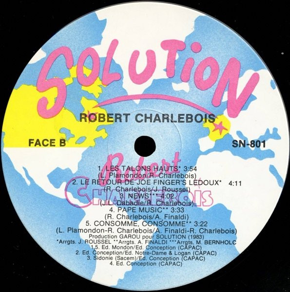 Robert Charlebois - Robert Charlebois | Solution (SN-801) - 4