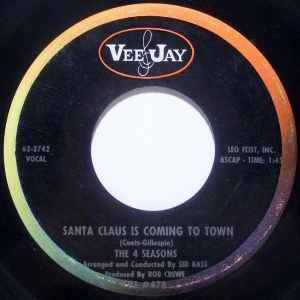 The Four Seasons - Santa Claus Is Coming To Town album cover