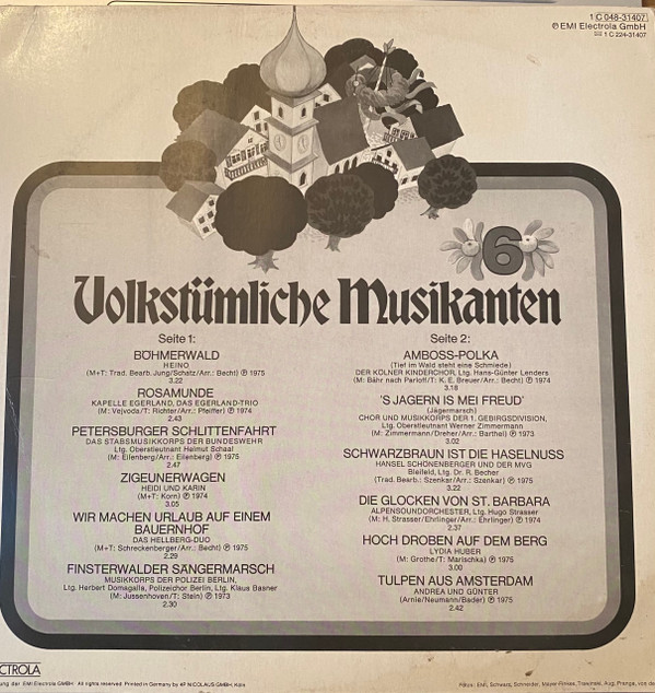 descargar álbum Various - Volkstümliche Musikanten 6