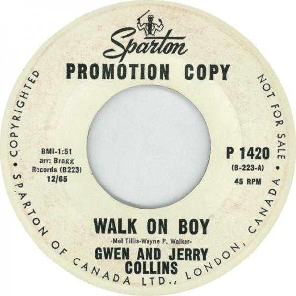 descargar álbum Gwen And Jerry Collins - Walk On Boy Itll Be Me