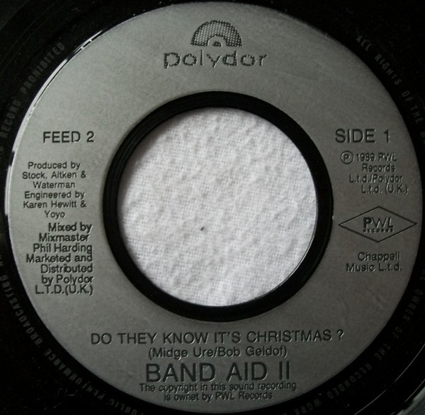 Band Aid II – Do They Know It's Christmas? (1989, DFI Pressing