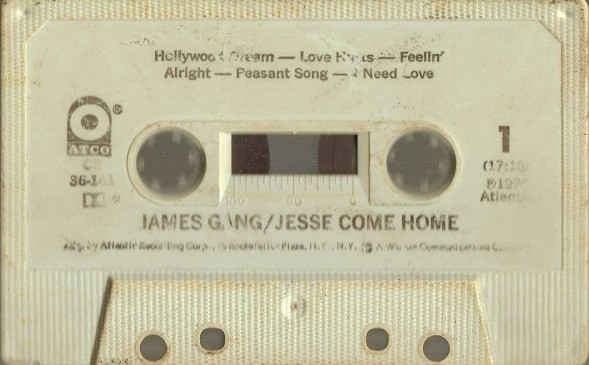 James Gang – Jesse Come Home (1976, Cassette) - Discogs