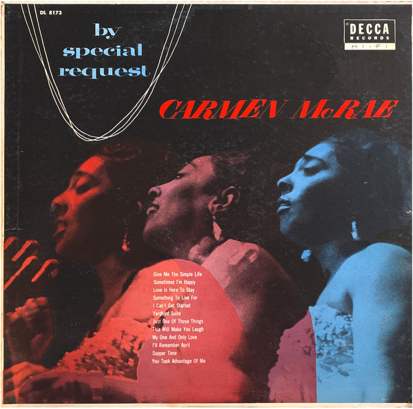 Carmen McRae With Mat Matthews Quintet – By Special Request (1956