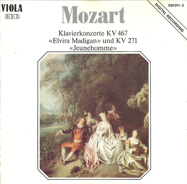 Mozart - Klavierkonzerte KV 467 "Elvira Madigan" Und KV 271 "Jeunehomme" | Viola (220 011-2)