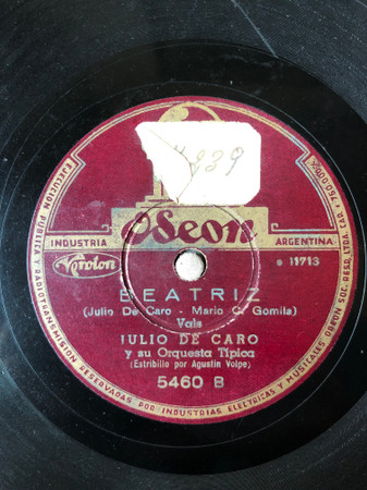 ladda ner album Julio de Caro Y Su Orquesta Típica - El Candombe Beatriz