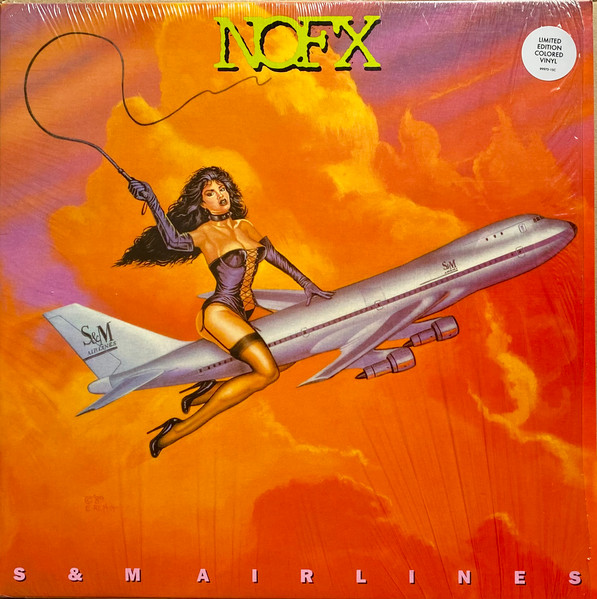 NOFX – S & M Airlines (2023, Orange /w Green Splatter, Vinyl 