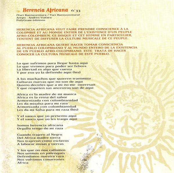 baixar álbum Yuri Buenaventura - Herencia Africana