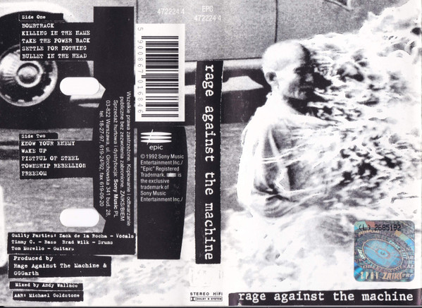Rage Against The Machine – Rage Against The Machine (Cassette 