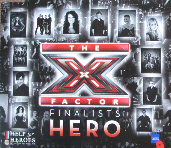2 Track CD Single Picture Sleeve SONY/BMG H78 THE X FACTOR FINALISTS HERO 
