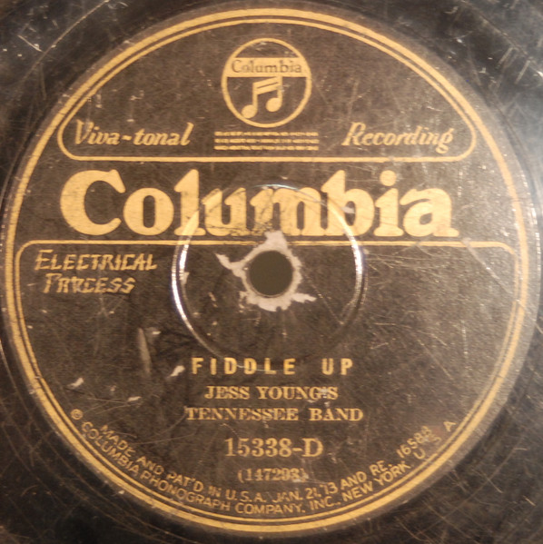 Jess Young's Tennessee Band – Fiddle Up / Oh! My Lawd (1928