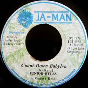 Junior Byles - Chant Down Babylon album cover