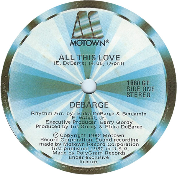 ALL THIS LOVE (TRADUÇÃO) - Debarge 