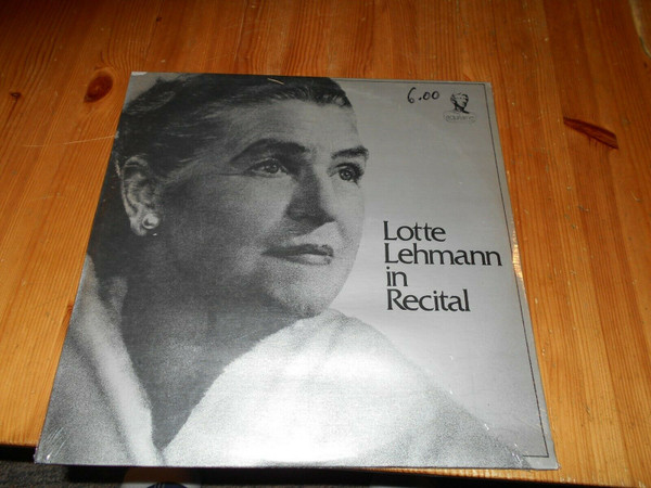 lataa albumi Lotte Lehmann - In Recital