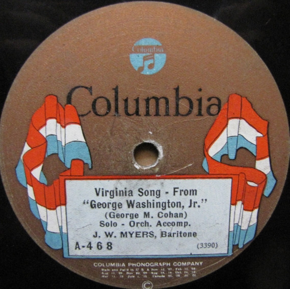 last ned album J W Myers Henry Burr And James Hall - Virginia Song Red Wing