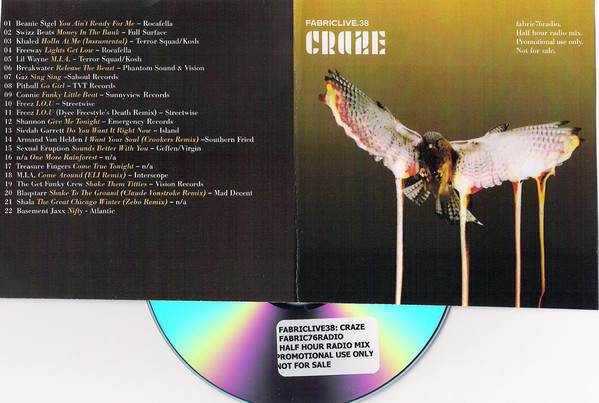 Craze – Fabriclive.38 (Radio Mix) (2008, CD) - Discogs
