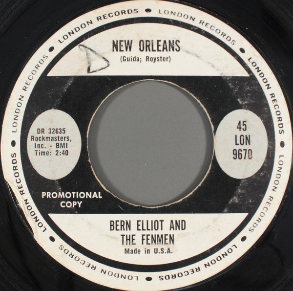 Bern Elliott And The Fenmen - New Orleans | Releases | Discogs