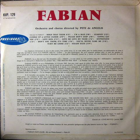 ladda ner album Download Fabian - The Tiger album