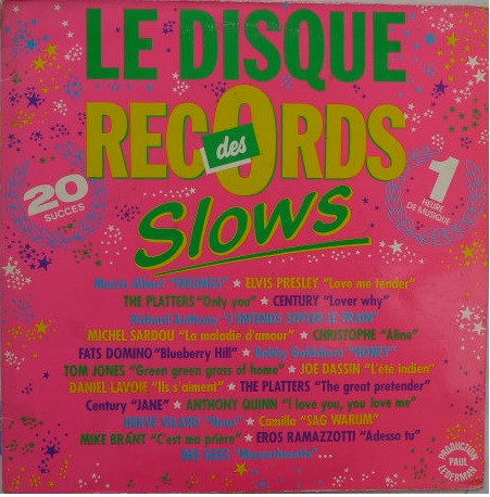 le disque records des slows 2 disques 33 tours vinyle gatefold